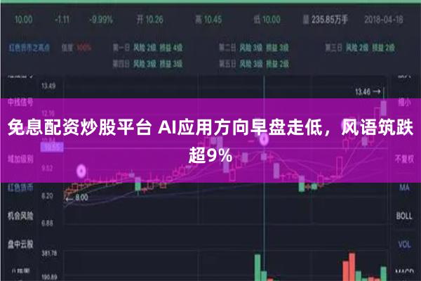 免息配资炒股平台 AI应用方向早盘走低，风语筑跌超9%