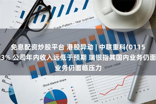 免息配资炒股平台 港股异动 | 中联重科(01157)跌逾3