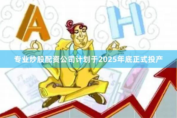 专业炒股配资公司计划于2025年底正式投产